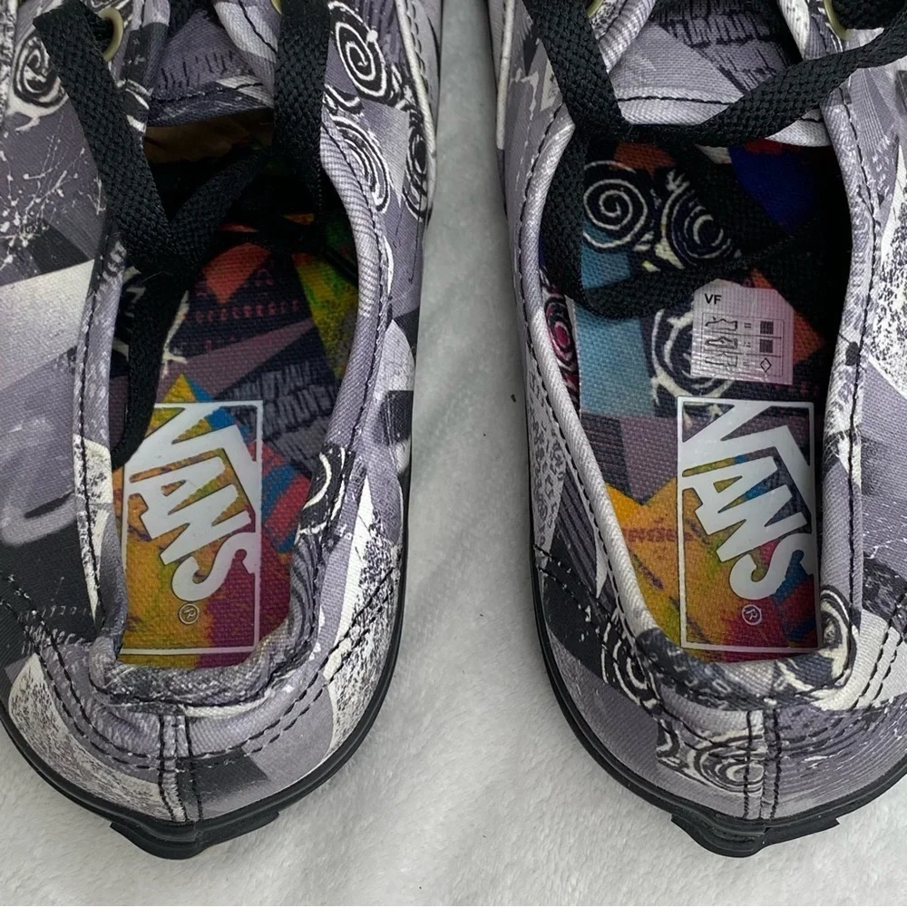Vans Abstract Authentic Multicolored Black Sneakers